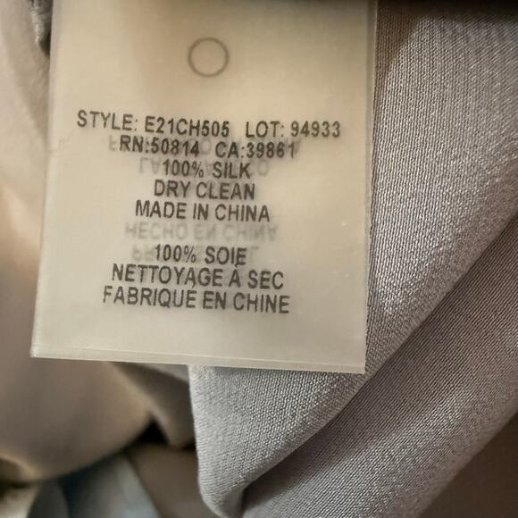 Elie Tahari 100% Silk Colorblock Sleeveless Blouse, Size Medium - Picture 9 of 9